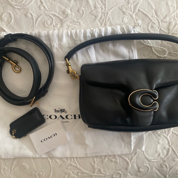 Coach Pillow tabby 18 Black - Picture 1 of 4